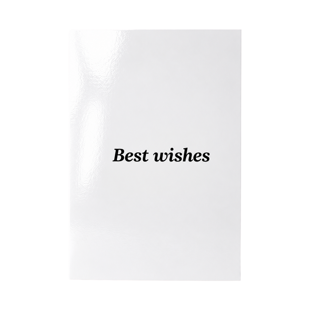Best wishes. You will need them. Card
